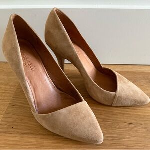 Madewell The New Pointy Heel - Suede